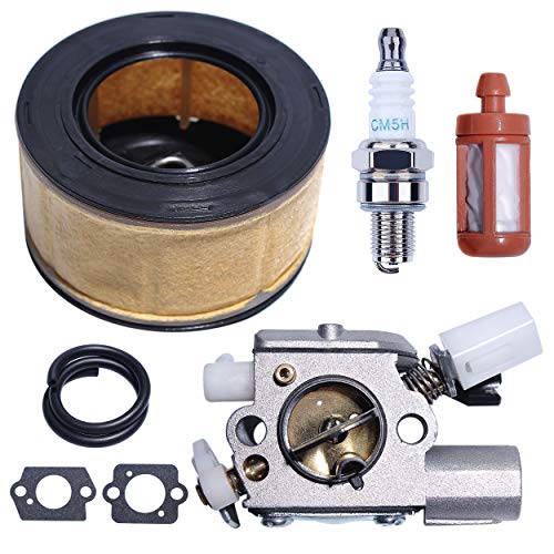 Mtanlo Carburetor Carb Air Filter Maintenance Kit for Stihl MS251 MS251C MS241 MS241C MS231 MS231C Chainsaw Parts 1143 120 0617 Zama C1Q-S233