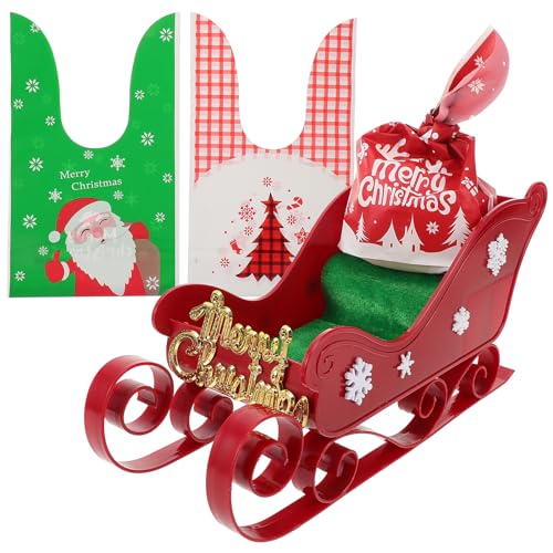 Veemoon Kleines Weihnachtsschlitten Ornament Tisch Kunststoff...