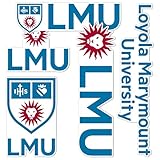 Desert Cactus Loyola Marymount University Sticker Lions LMUr Vinyl Decals Laptop Water Bottle Car Scrapbook Sheet T2 (Type 2-3)