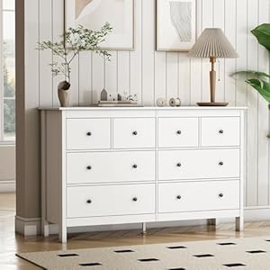 Wanan8drawerdresser50modernwhitedresserchestsofdrawer8drawerwidedressersforbedroom Urban Country Home Decor Wanan 8 drawer dresser 50 modern white dresser chests of drawer 8 drawer wide dressers for bedroom urban country home decor