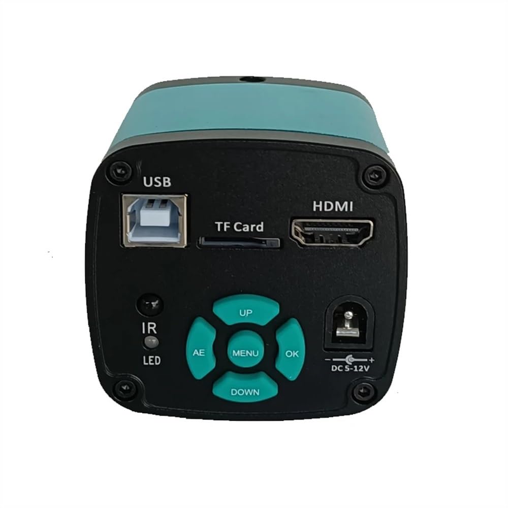 Accessori per microscopio da laboratorio 4K 60FPS 48MP Microscopio Fotocamera Obiettivo 120X Industrial Electronic Digital Microscopio for La Riparazione Del Telefono PCB Saldatura(4k Camera)