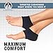 Dr. Frederick's Original Neoprene Heel Guards - 2 ct - Soft Heel Cups for Pain Relief & Plantar Fasciitis - Comfortable Design for Men & Women