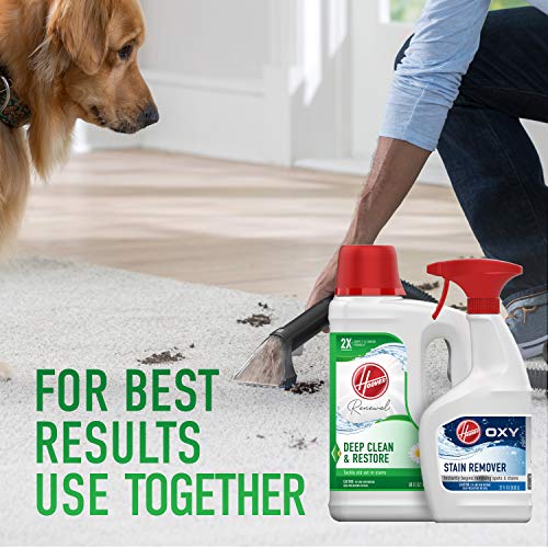 Hoover Renewal Deep Cleaning Carpet Shampoo, Concentrated Machine Cleaner Solution, 64Oz Formula, Ah30924, White #TOP4