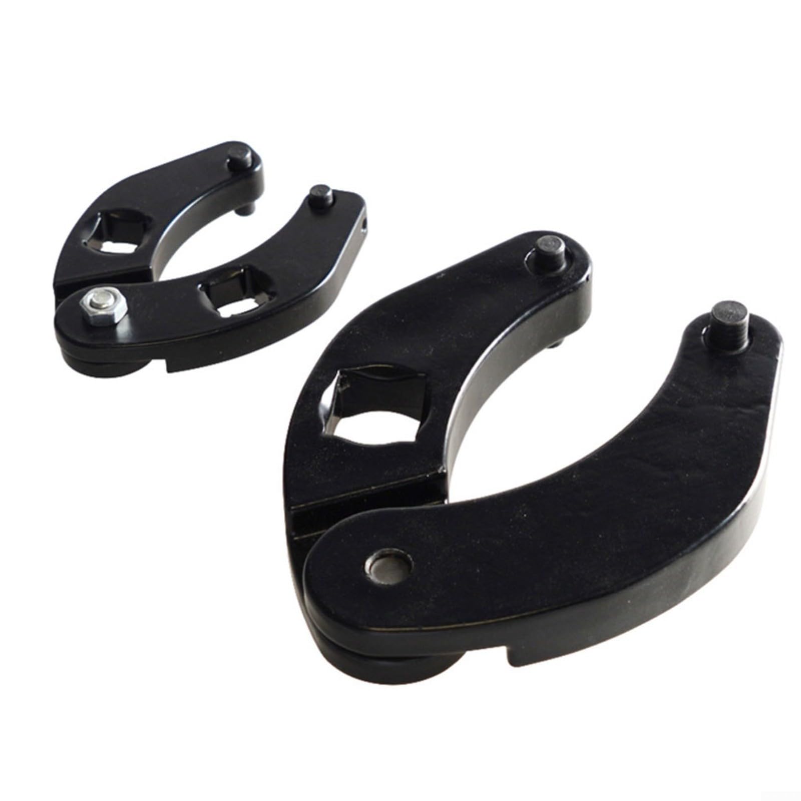 Juego de llaves ajustables para tuercas de prensaestopas, herramienta hidráulica de acero al carbono, ergonómica, resistente a la oxidación para coche e industria, 15 x 15 x 5,5 cm (estilo)