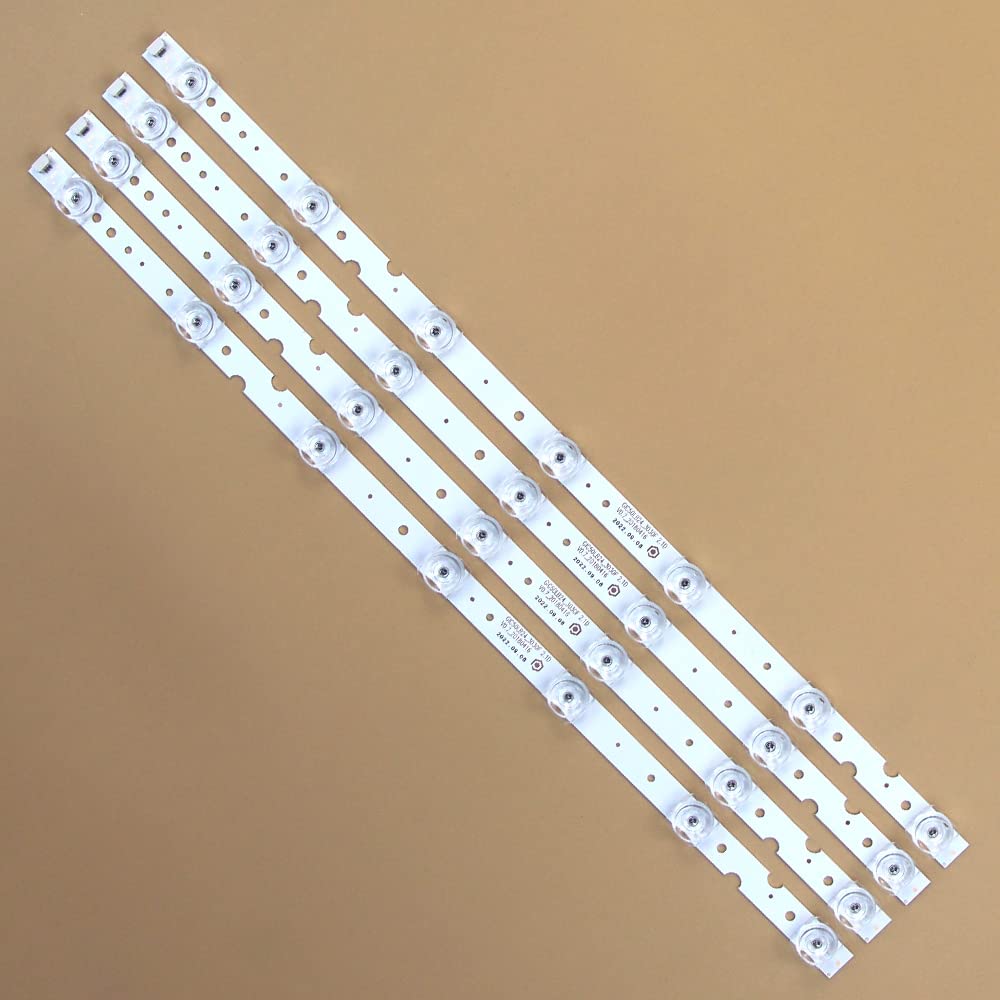 GuuYebe 4PCS LED Backlight Strips for 50 inch TVs 50S425 50S421 50S423 50D6 50UD6306 50UD6406 4C-LB5007-YH02J 4C-LB5007-ZM03J 4C-LB5007-ZM E78030 LVU500NDEL