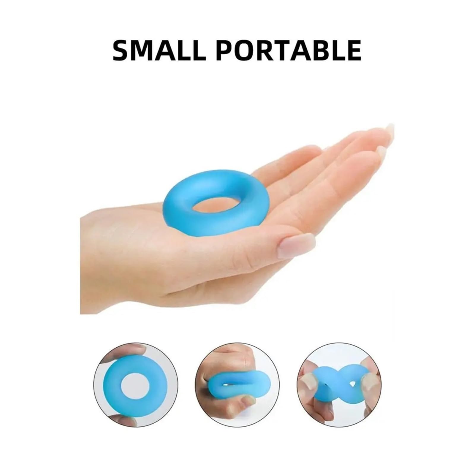 Anneau De Sport En Silicone HUNTVE | Cage Confortable Réutilisable | Accessoire Intime Doux & Léger | Design Ergonomique