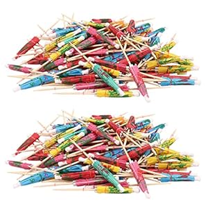 Carlgelrag 200 Papierowych Parasoli Koktajlowych