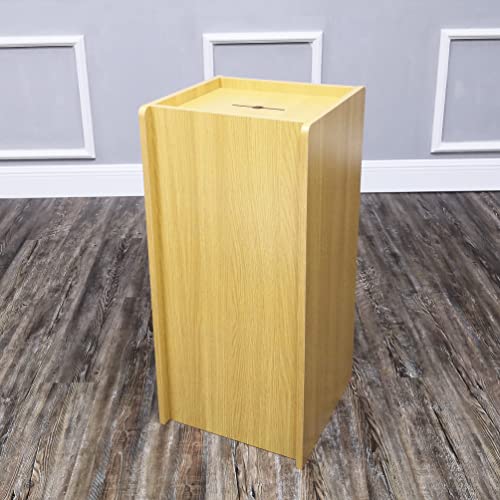 Fixturedisplays® Wood (Mdf Veneer) Donation Box Tithing Box Fundraising Stand 13155 13155 #TOP5
