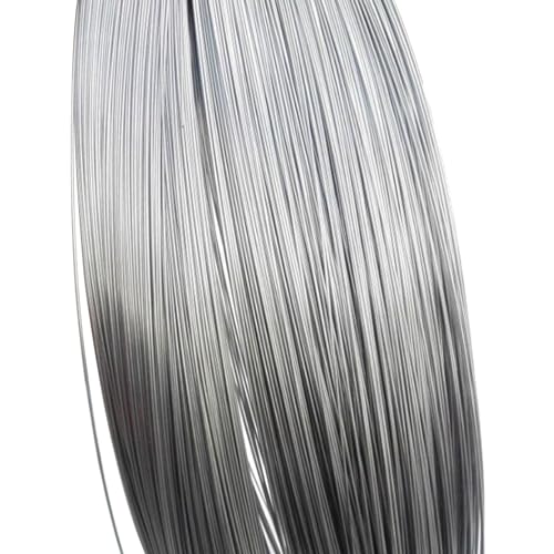 Surprecision Nitinol Shape Memory Wire 1mm x 16.4ft Silver Super Elastic Nitinol Wire Pre-Trained Straight, High Flexibility, Corrosion-Resistant NiTi for Robotics, Science Kits & DIY Projects