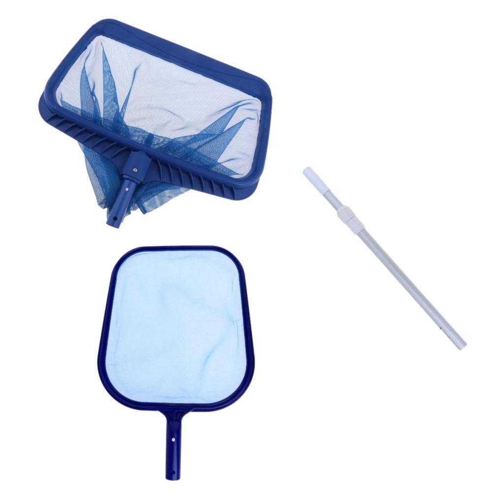 Red de Hojas para Piscina Recogehojas Malla Fina Resistente Diseño Ligero Adecuada para La Limpieza de Piscinas Spas Estanques Y Fuentes,