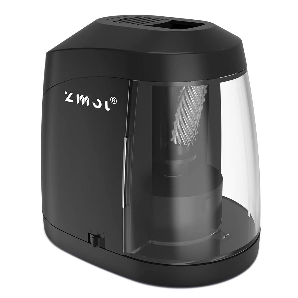 ZMOL Temperamatite Elettrico Ricaricabile – Batteria Al Litio, Arresto Automatico, 3 Modalità Di Punta – Per Matite 6-8 Mm – Scuola E Casa