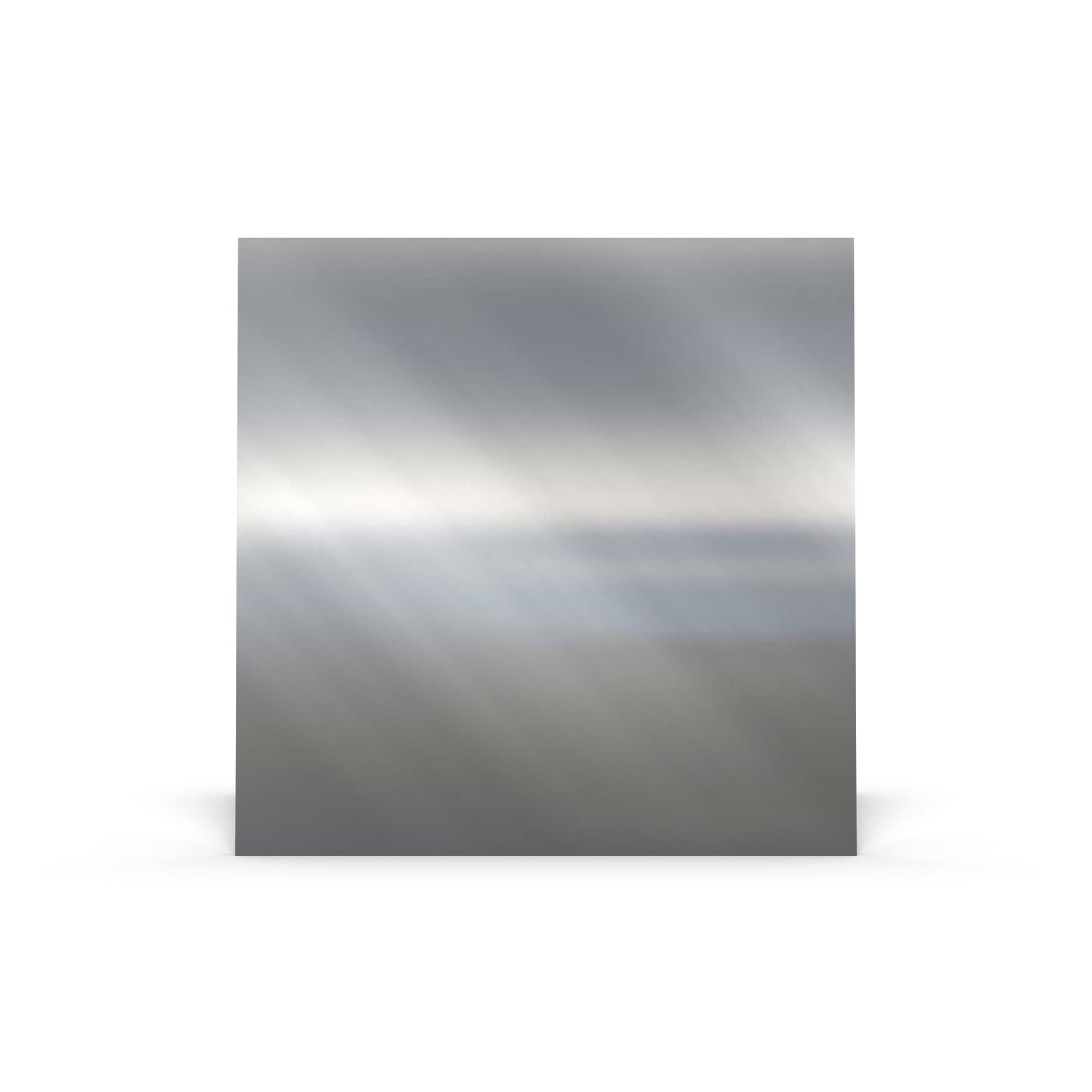 Placa de metal inoxidable cepillado (Acero inoxidable 304L cepillado, espesor 4mm, 50x50cm)