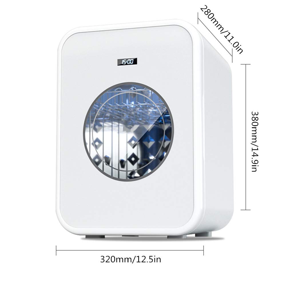 Esterilizador eléctrico UV para biberones de Leche, Utensilios de Cocina de Secado a Temperatura Constante, con Panel táctil y función de Apagado automático, Filtro Incorporado.