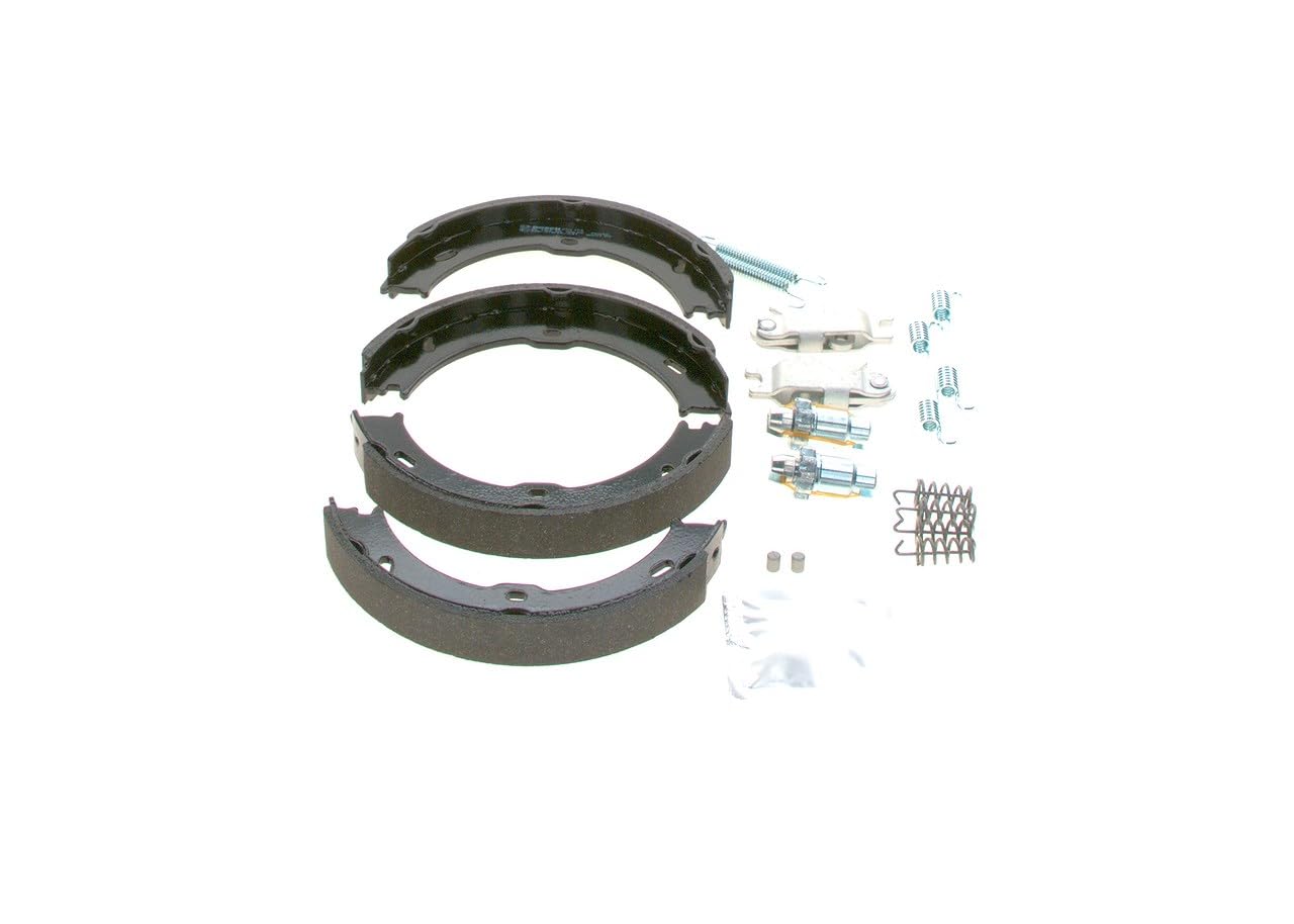 BOSCH Bremsbackensatz, Feststellbremse 0204113809 Kompatibel mit: MERCEDES-BENZ SPRINTER 3,5-t Bus, SPRINTER 3,5-t Kasten, SPRINTER 3,5-t Pritsche/Fahrgestell, SPRINTER 3-t Bus, SPRINTER 3-t Kasten