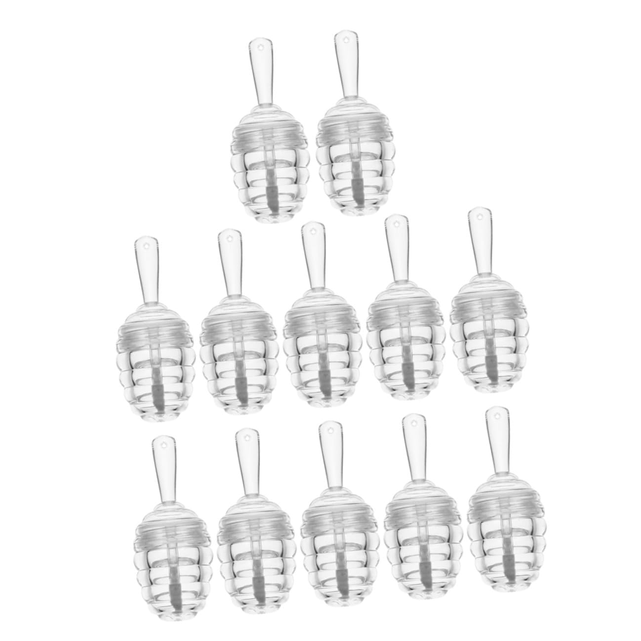 2 Set Tubetti Mini Gloss Labbra Trasparente Riutilizzabili Balm E Rossetto Per Viaggi E Regali 12 Pezzi*2