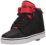 Sneaker mit Rollen Heelys Jungen Uptown Turnschuhe, Schwarz (Black/Red Ballistic), 34 EU