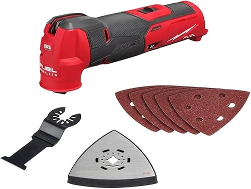 2526-20 Brushless Oscillating Power Tools for Milwaukee M12 FUEL Cordless Oscillating Multi-Tool Red - Bare Tool