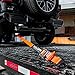 VULCAN Ultimate Axle Tie Down Kit - Heavy Duty ProSeries Webbing - Includes (2) 22 Inch and (2) 36 Inch Axle Straps, (2) 96 Inch Snap Hook Ratchet Strap, and (2) 112 Inch Loop Tie Down Combinations