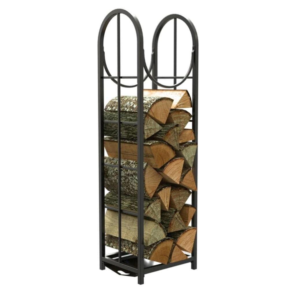 panacea products corp 15232 Black Vertical Log Storage Rack product thumbnail 2