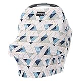 Milk Snob Original 5-in-1 Cover - Nursing Cover for Breastfeeding - Baby Car Seat Cover, Carseat Canopy & Stroller - Essential All-in-One Cover - Gift for Mom, Baby (Levi)