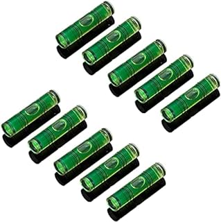10 Pack Mini Spirit Level Mini Bubble Spirit Level Gradienter Inclinometer Spirit Level Bubble-Tube Vial Small Bubble Level Frame Mural Hanging