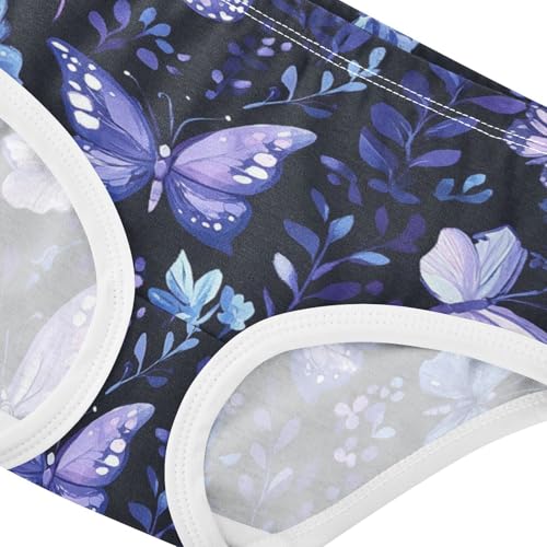 GuoChe Underwear Hipster Triangle Panties Organic Underpants for Toddler Girls in Sizes 2T,3T, 4T, 5T, 6Y and 8Y4