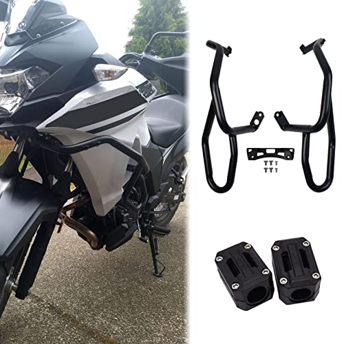 Barre de protection acier noir haute résistance pour moto Versys x300