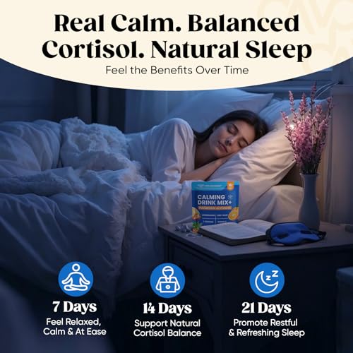 Image of Venture Pal Calm Drink Mix, 12-in-1 Cortisol Reducer & Sleep Aid