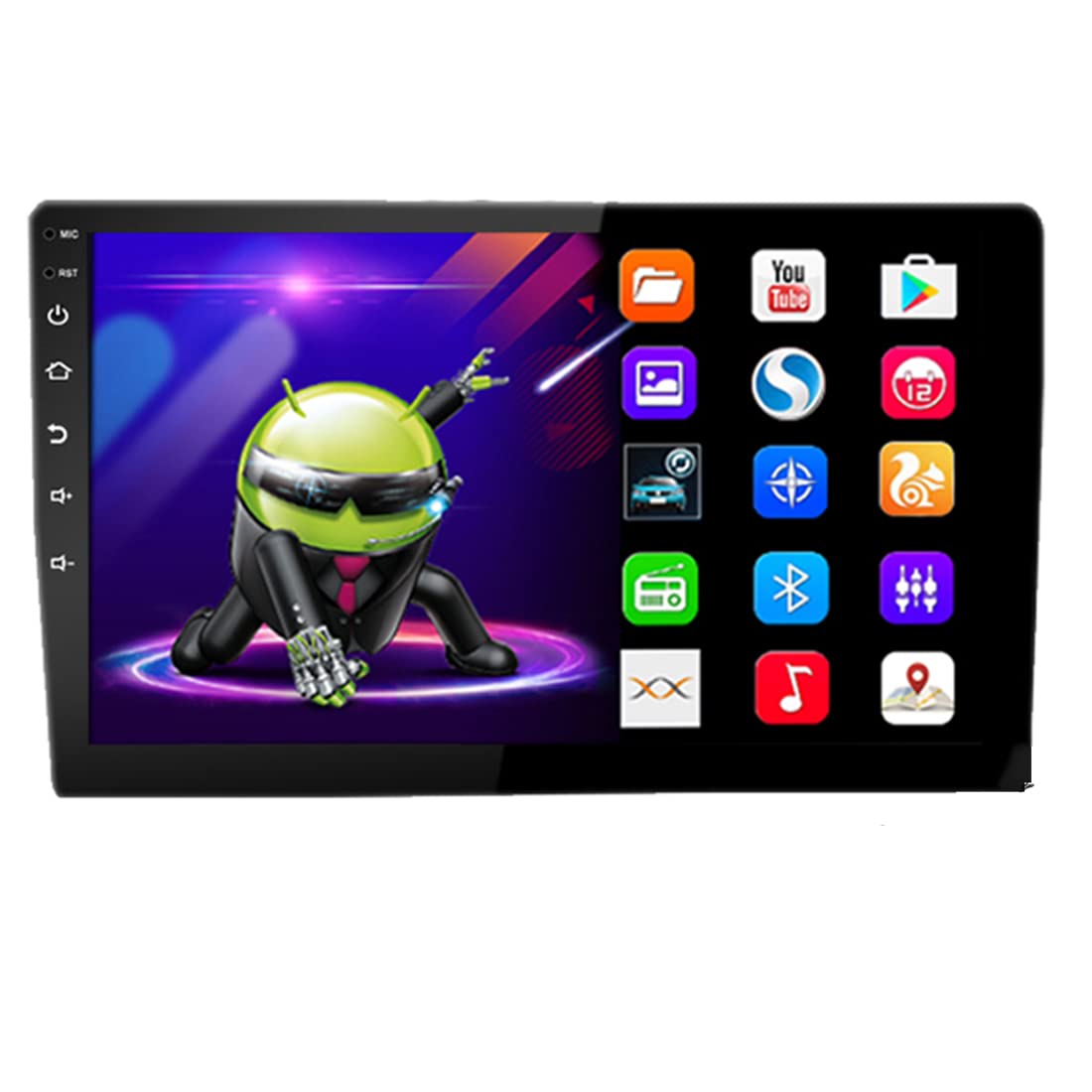 Amazon | 1Din 9インチカーラジオcarplayer FM Bluetooth USB/TF 