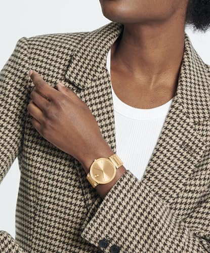 Image of Movado Bold Horizon Ultra Thin Watch for Men and Women - Swiss Made - Water Resistant 3ATM /30 Meters - Sleek and Slim Premium Luxury Wristwatch for Everyone - 40mm