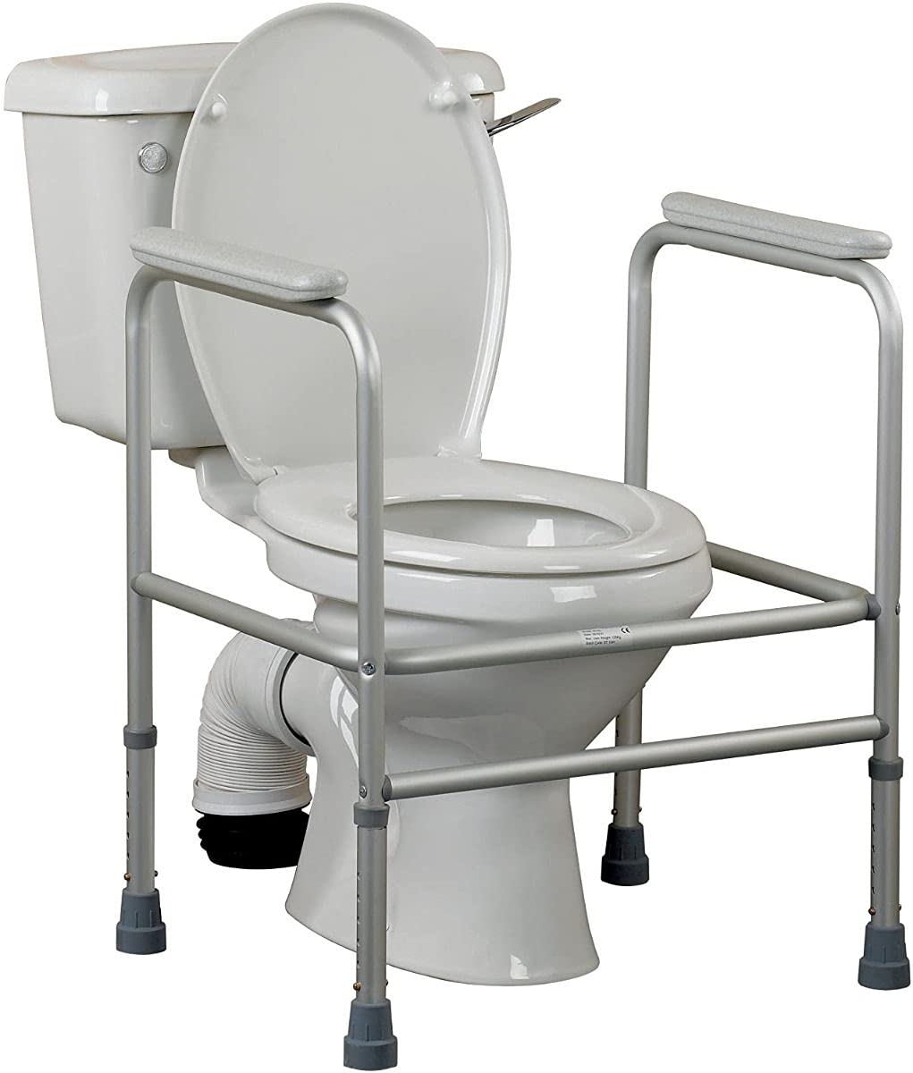 Buy Homecraft Adjustable Steel Toilet Surround Frame, Adjustable Feet