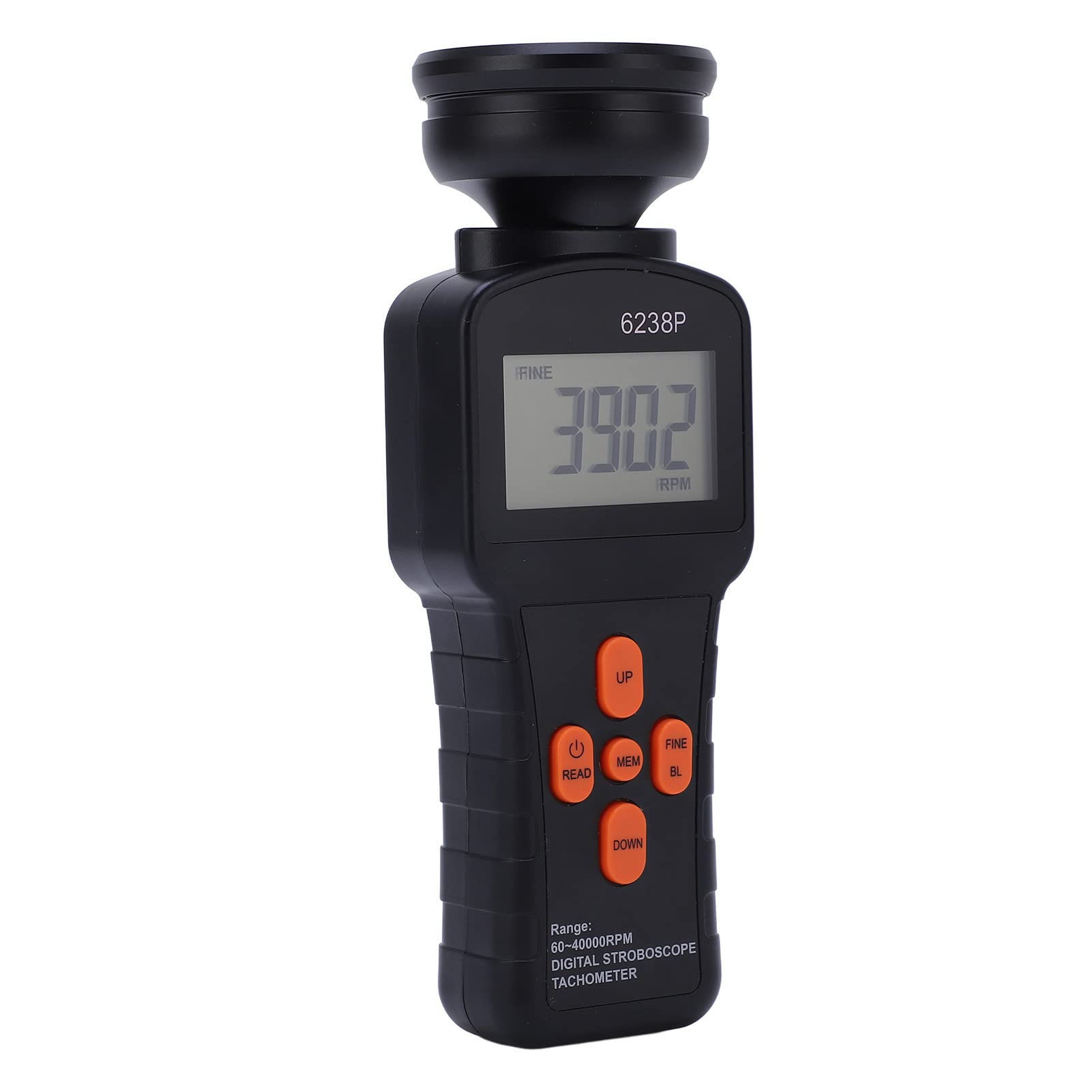 Stroboscope Tachometer, Plastic Portable Large LCD Handheld Digital Stroboscope, Low Power Consumption Digital Stroboscope Flash Tachometer-picture-25