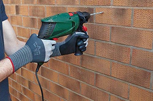 SHOWA MFT PRO 381, Mechanical and Industrial Protective Gloves, Foam Nitrile Palm Coating, Ultra-lightweight, Breathable, Grey, 12 Pairs, Size Small