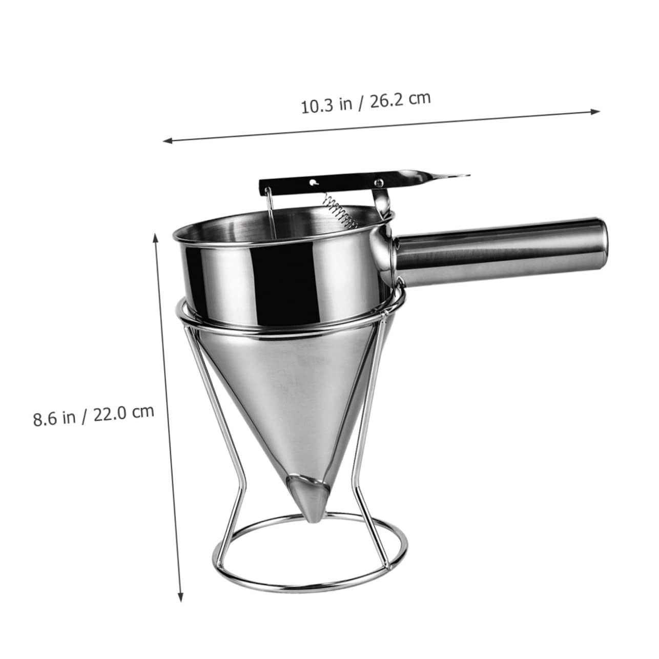 OFFSCH Kitchen Sushi Tools Stainless Steel Funnel Dispenser Diy Paste Maker Octopus Balls Baking