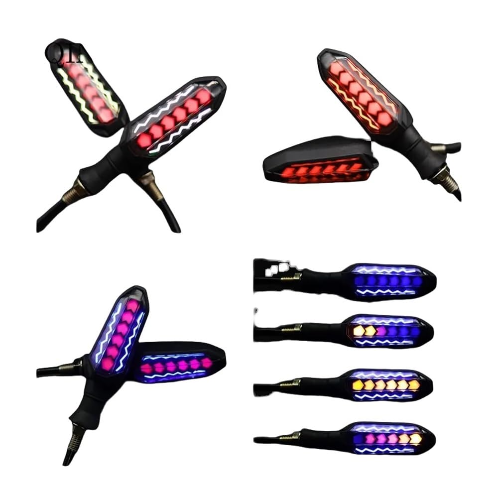 Indicatore direzione moto per moto LED lampeggiante 12V ABS luce