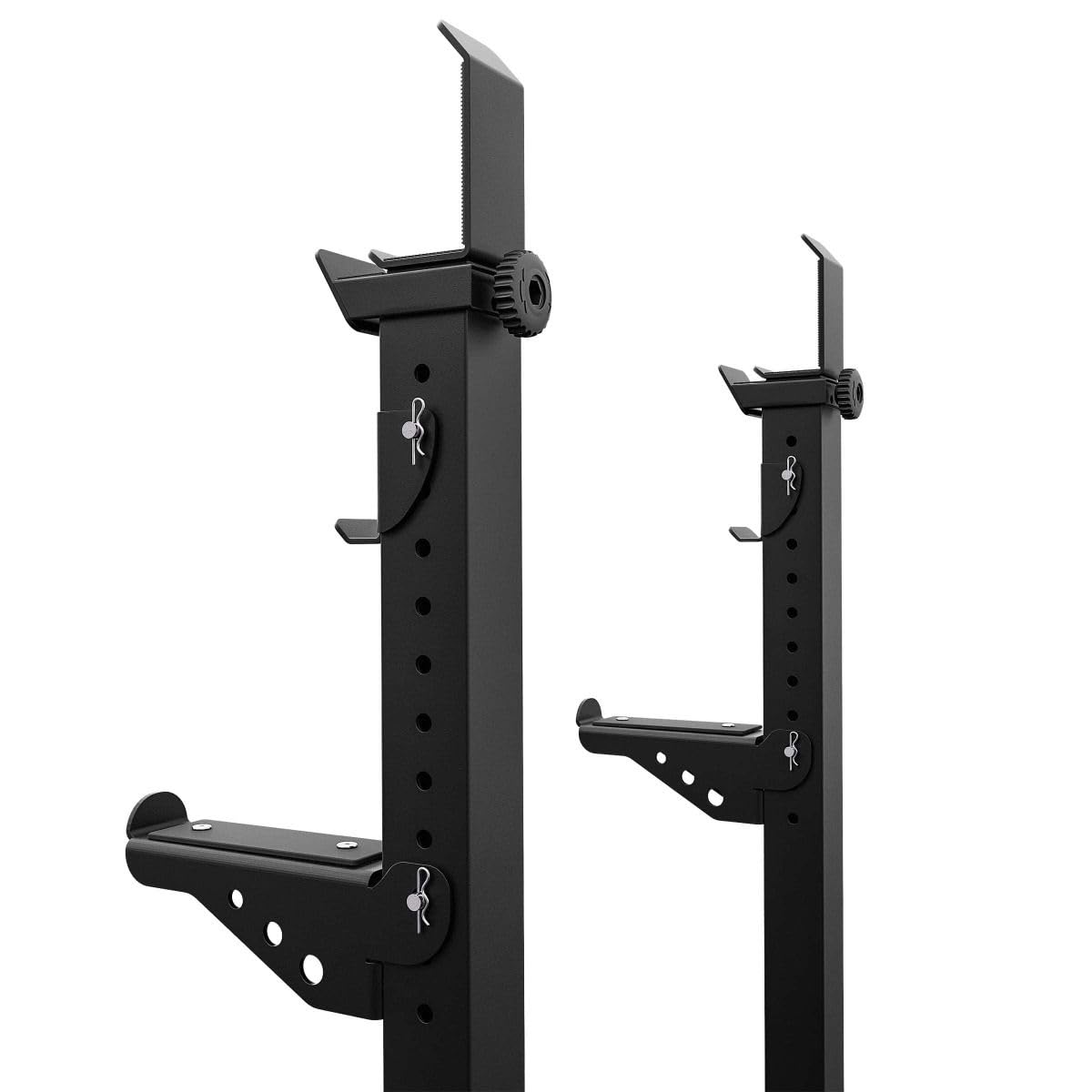 K-Sport: Supporto per bilanciere rinforzato regolabile fino a 350 kg, supporto professionale per allenamento muscolare efficace, supporto regolabile in altezza, supporto per squat