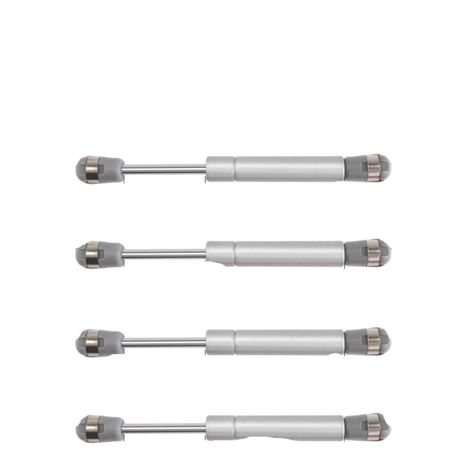 Wuyxto 6In 4Pcs Silver Cabinet Door Gas Struts 100N/10Kg Supports Spring Lid Support Props Shocks Kitchen Cupboard Hydraulic Hinge For Cabinet(6In 4Pcs Silver)