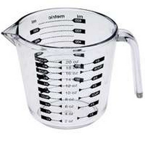 Progressive Measuring Cup Standard And Metric Markings 20 Oz Plastic #TOP27