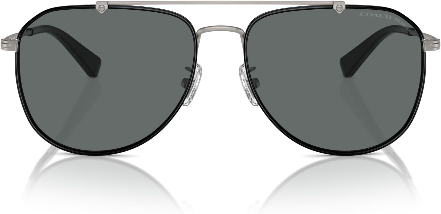 COACH mens Hc7164 Aviator Sunglasses
