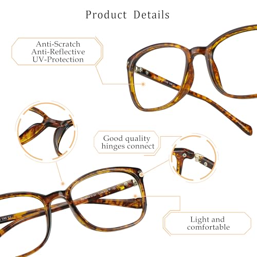 Image of LifeArt Blue Light Blocking Glasses, Anti Eyestrain, Computer Reading Glasses,TV Glasses for Men and Women