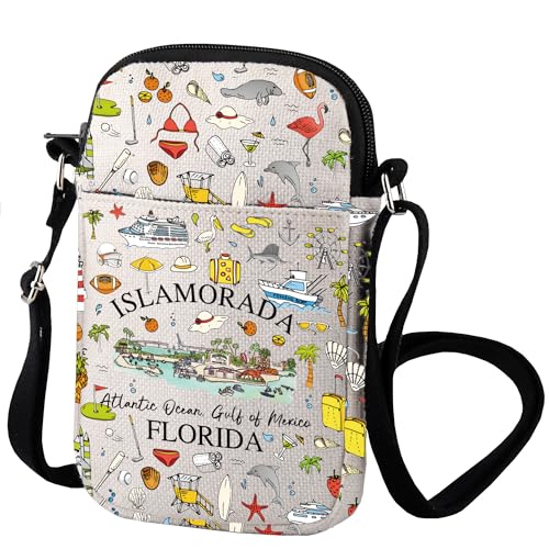 VAMSII Islamorada Travel Shoulder Bag Islamorada Souvenir Florida Travel Gift Florida Islands Beach Vacation FL City Gift