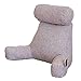 Almohada de Lectura con Apoyabrazos Cojin Lectura Cama con Reposacabeza Grande Tenderik Respaldo Cama Sofa Nido Soporte para Reposo Almohadas de Lectura con Bolsillos Yadlan Light Grey