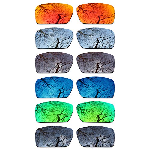 Image of ToughAsNails Set of 6 Polarized Replacement Lenses for Oakley Gascan OO9014 Pack