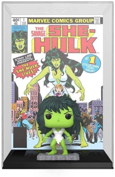 Miniatura 2 de Funko Pop! Cover Art Colección Marvel, figuras de vinilo coleccionables (She Hulk)