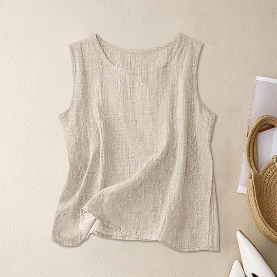 Linen Shirts for Women Linen Tank Tops for Women Linen Tops for Women Clothes for Women Summer — view 3