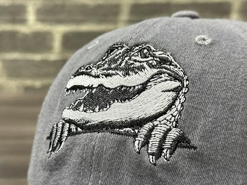 Image of Embroidered Animal Hat Gift for Men Women, Adjustable Baseball Cap | Animal Lover Collection, Casual Outdoor Wear, Breathable Cotton Fabric, Adjustable Buckle Closure