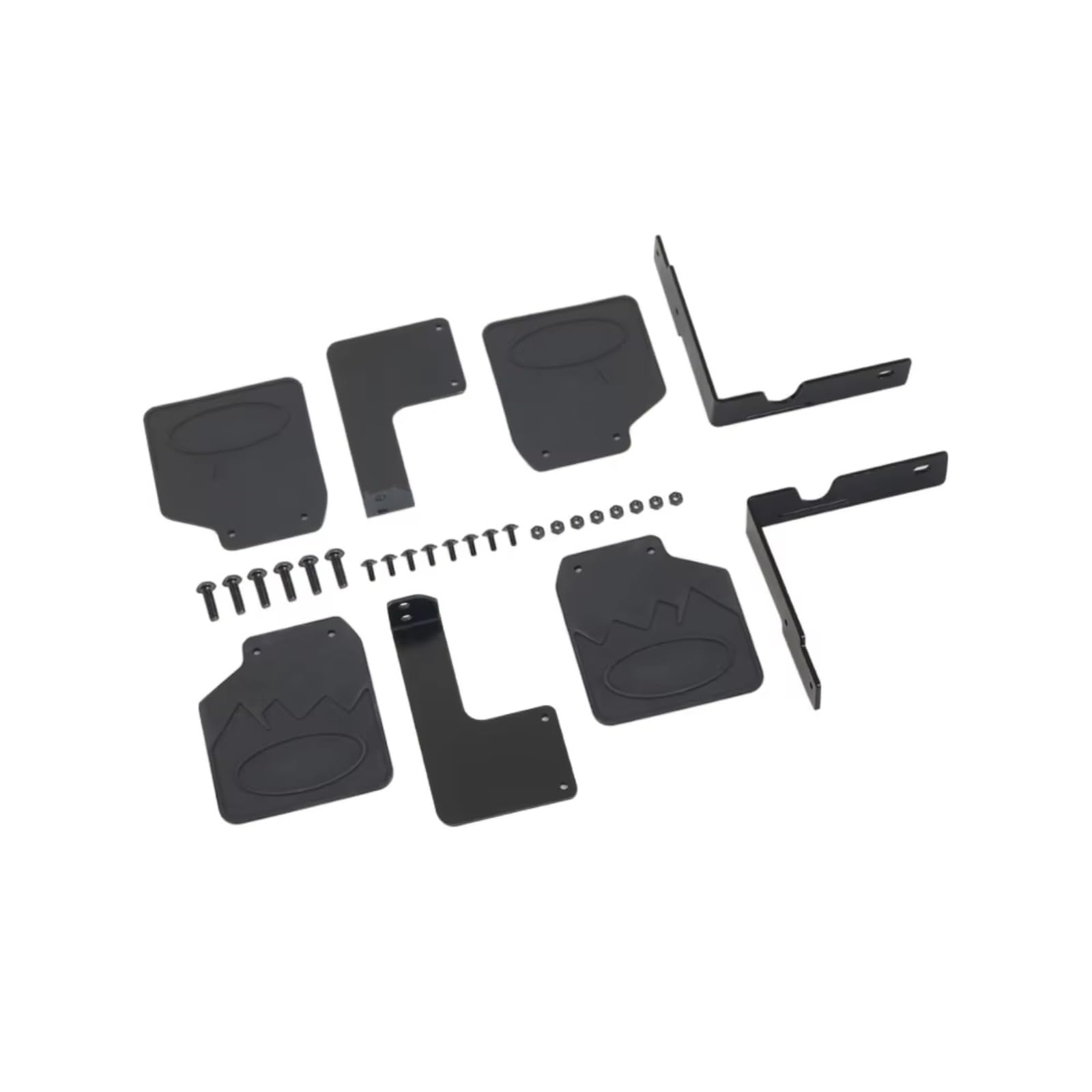 RC Modifications Spare For Trx-4 For Defender For Bronco Rubber Front And Rear Fender With Mounting Stents RC Car Body Mud Flaps(TRX4 Bronco)