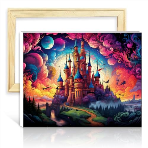 Regalo ideale: durante il processo di pittura, puoi rilassarti e provare la sensazione di essere un pittore. Puoi usarlo come decorazione per la tua camera da letto, soggiorno, cucina, ecc. È anche il miglior regalo per familiari e amici.
