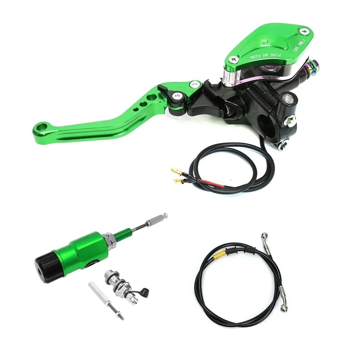 MLIOJU Motorcycle Clutch Lever 22mm Motorcycle Hydraulic Clutch Brake Master Cylinder Lever for Dirt Bike Sport Bike Scooter Motocross Off Road