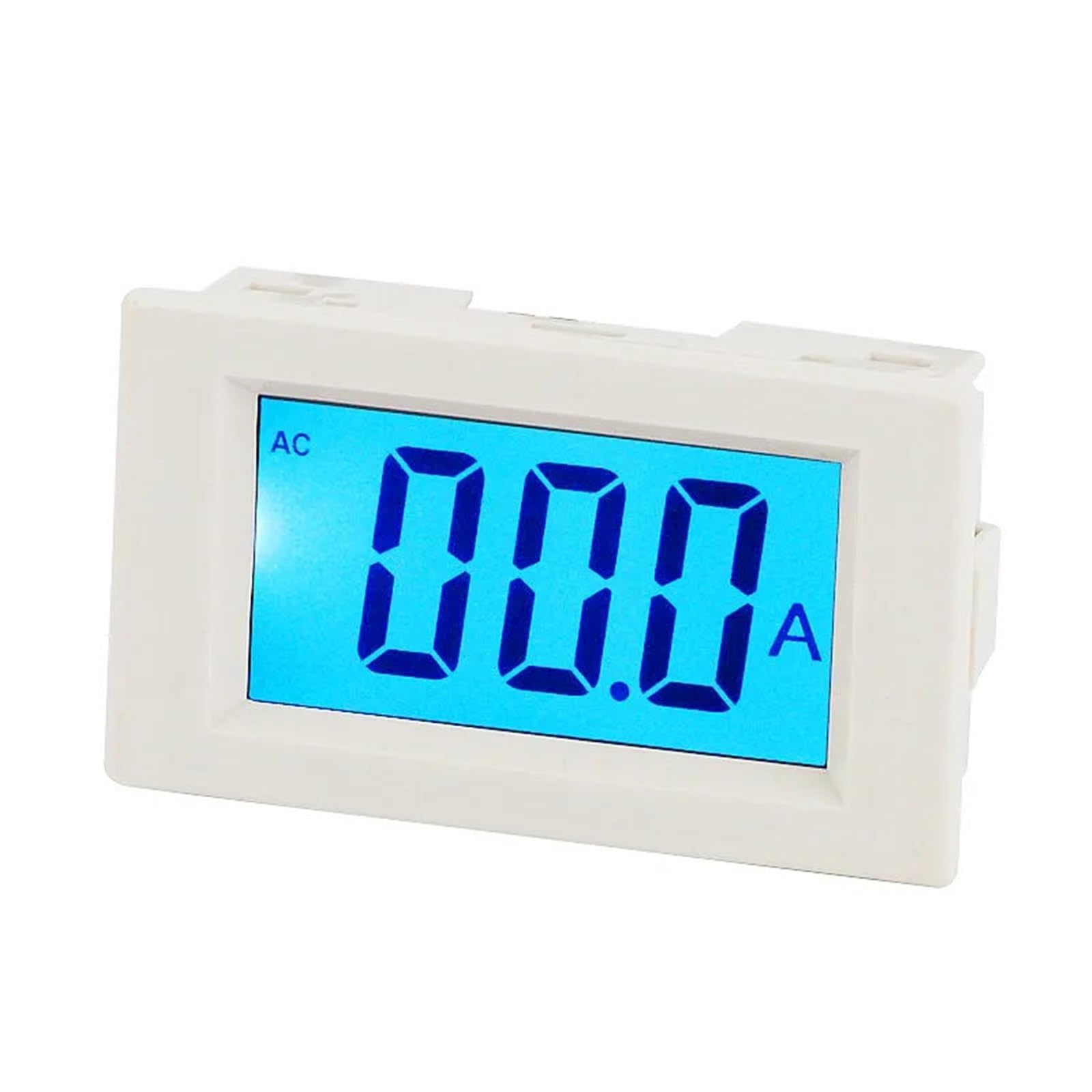 Amperímetro digital con pantalla LCD D85-240T, CA 50 A, CA 220 V 380 V, instrumento de medición eléctrica digital, blanco y negro, 1 unidad(Black,0-10.00A)